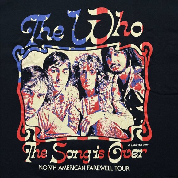 The Who The Song is Over Farwell Tour Rock Band Tee XXXL - Picture 2 of 5